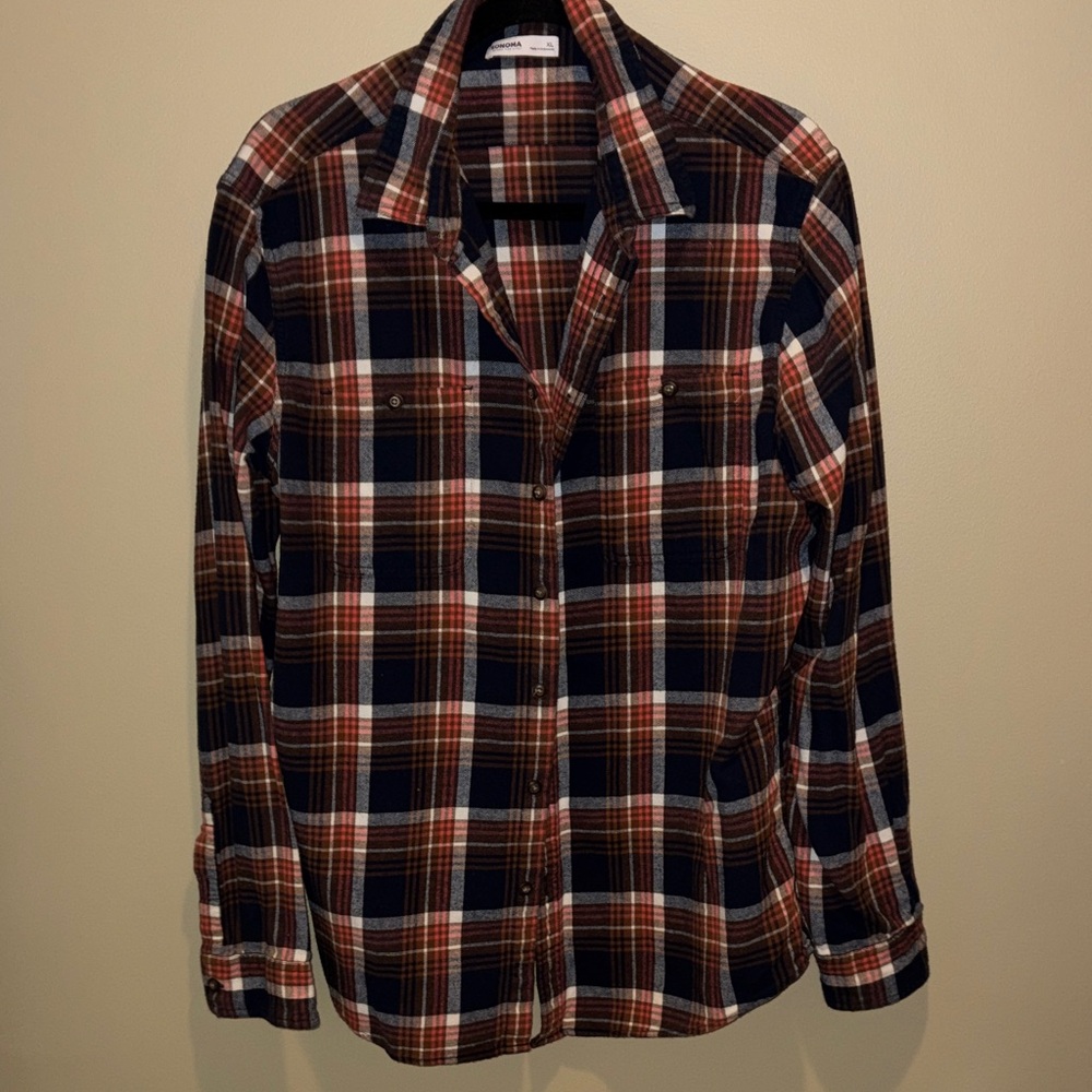 Sonoma | Men's Plaid Shirt XL